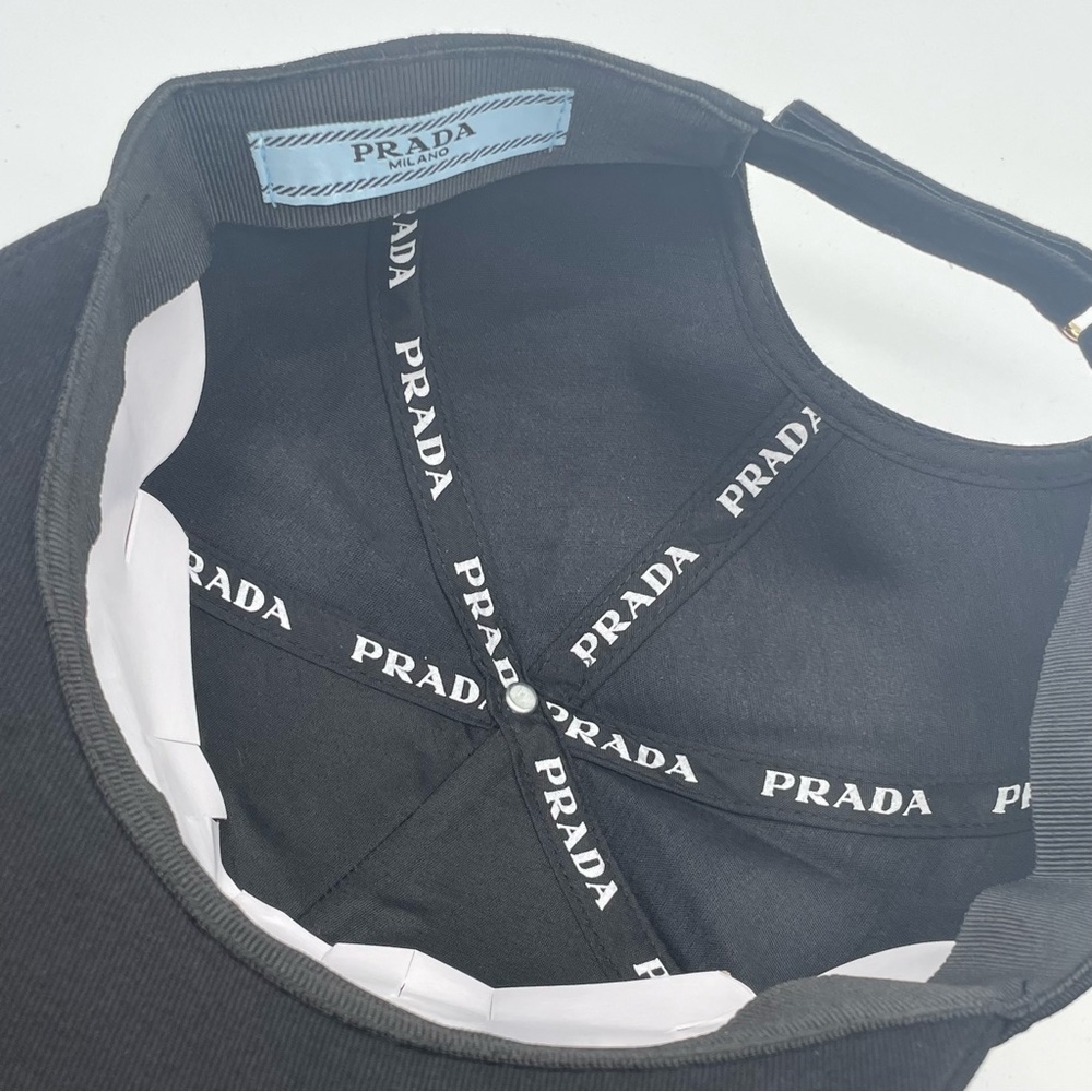Prada Black Baseball Cap - Picture 3 of 3